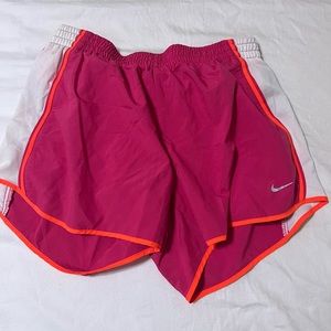 Pink and Orange Nike shorts medium